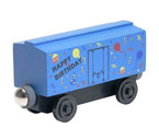 Blue Birthday Boxcar Train